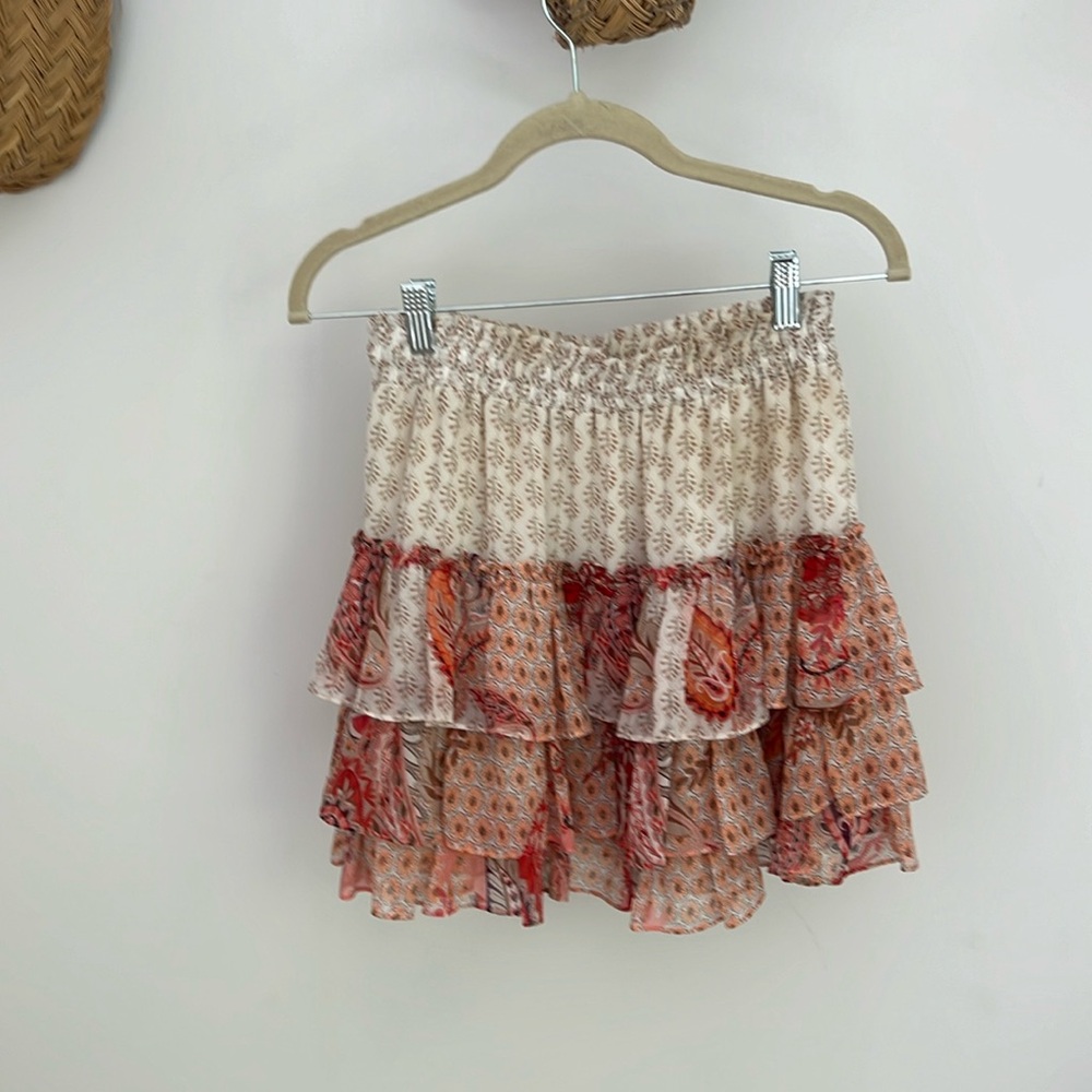 Mini ruffle dress from Miss Los Angeles.